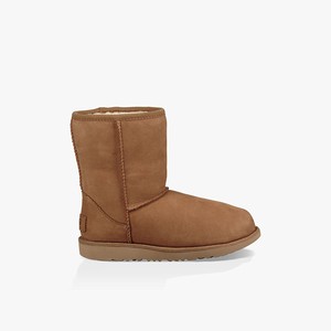 Ugg Classic II Short Waterproof Klassiska Stövlar Barn Bruna (038957UHF)